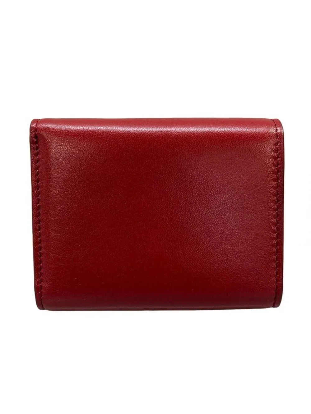 Loewe Bordeaux Leather Wallet